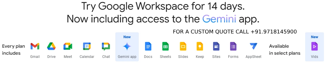 google workspace plans features 